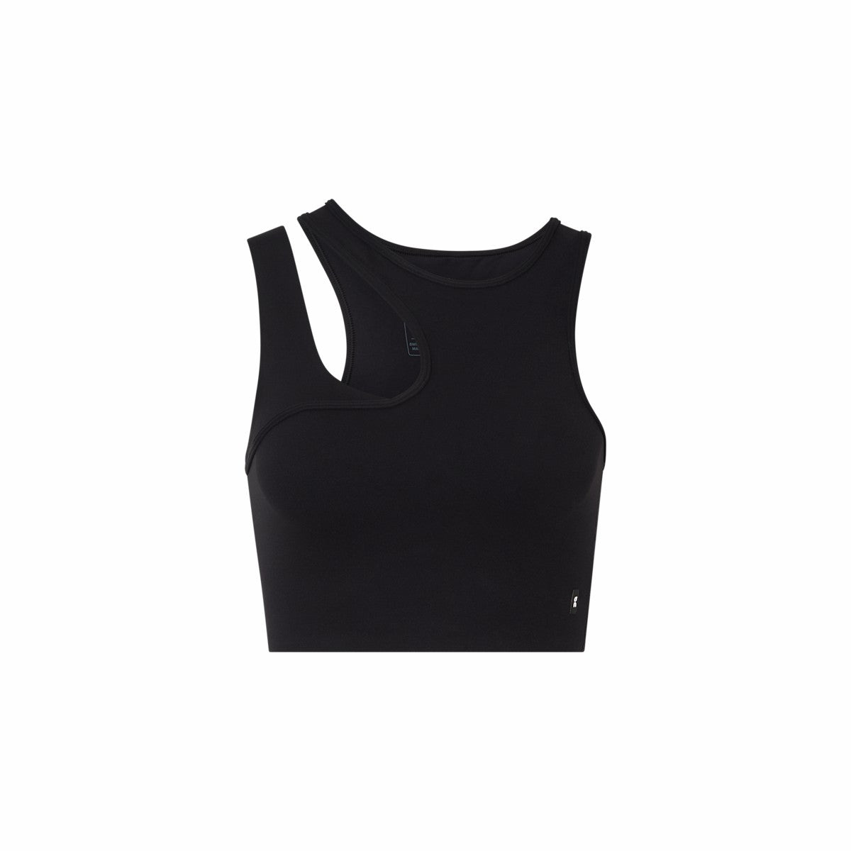 Women's Studio Asymmetric Crop - Black
