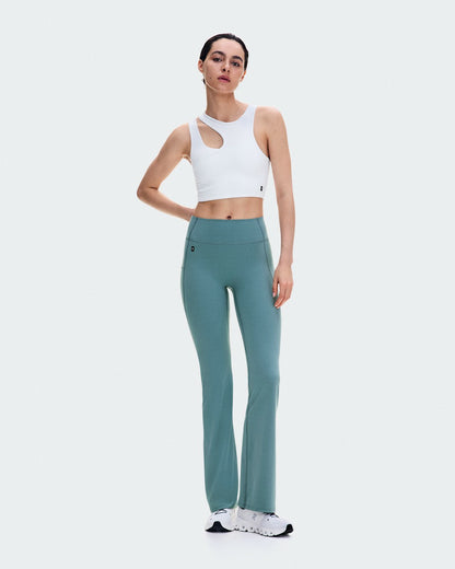 Women's Studio Asymmetric Crop - White