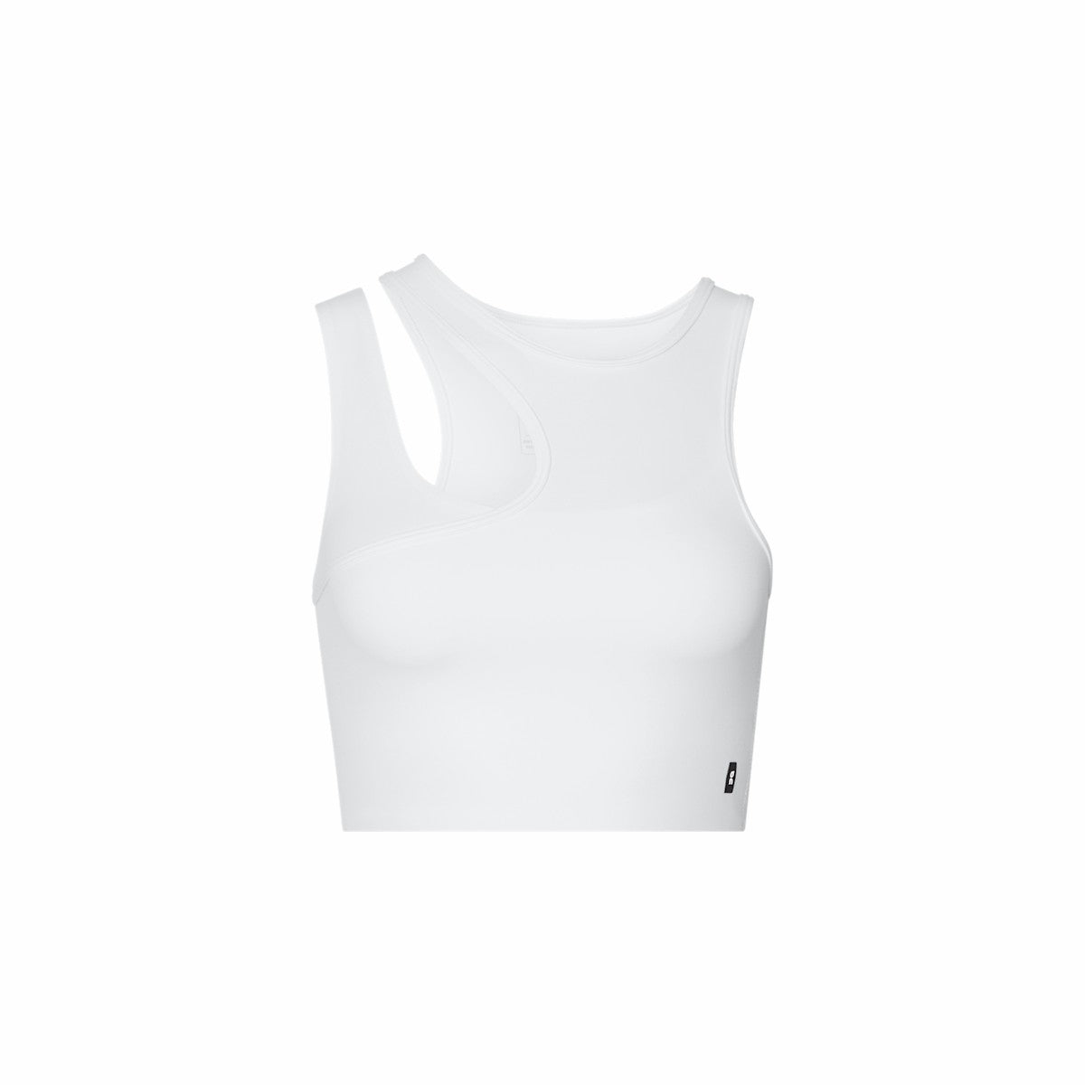 Women's Studio Asymmetric Crop - White