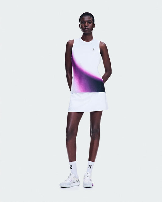 Women's Court Tank Swing - White/Cassis