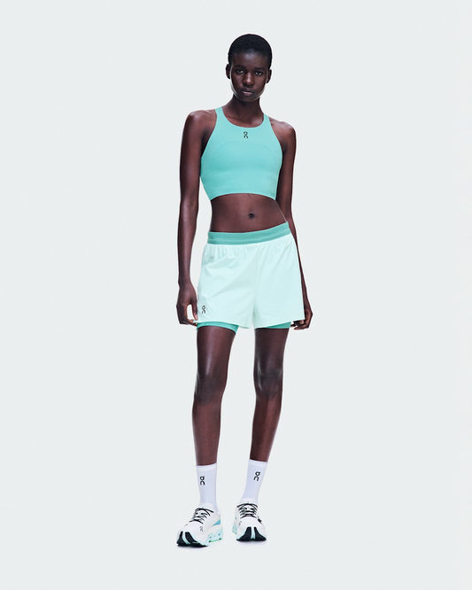 Women's Performance Crop - Aquamarine