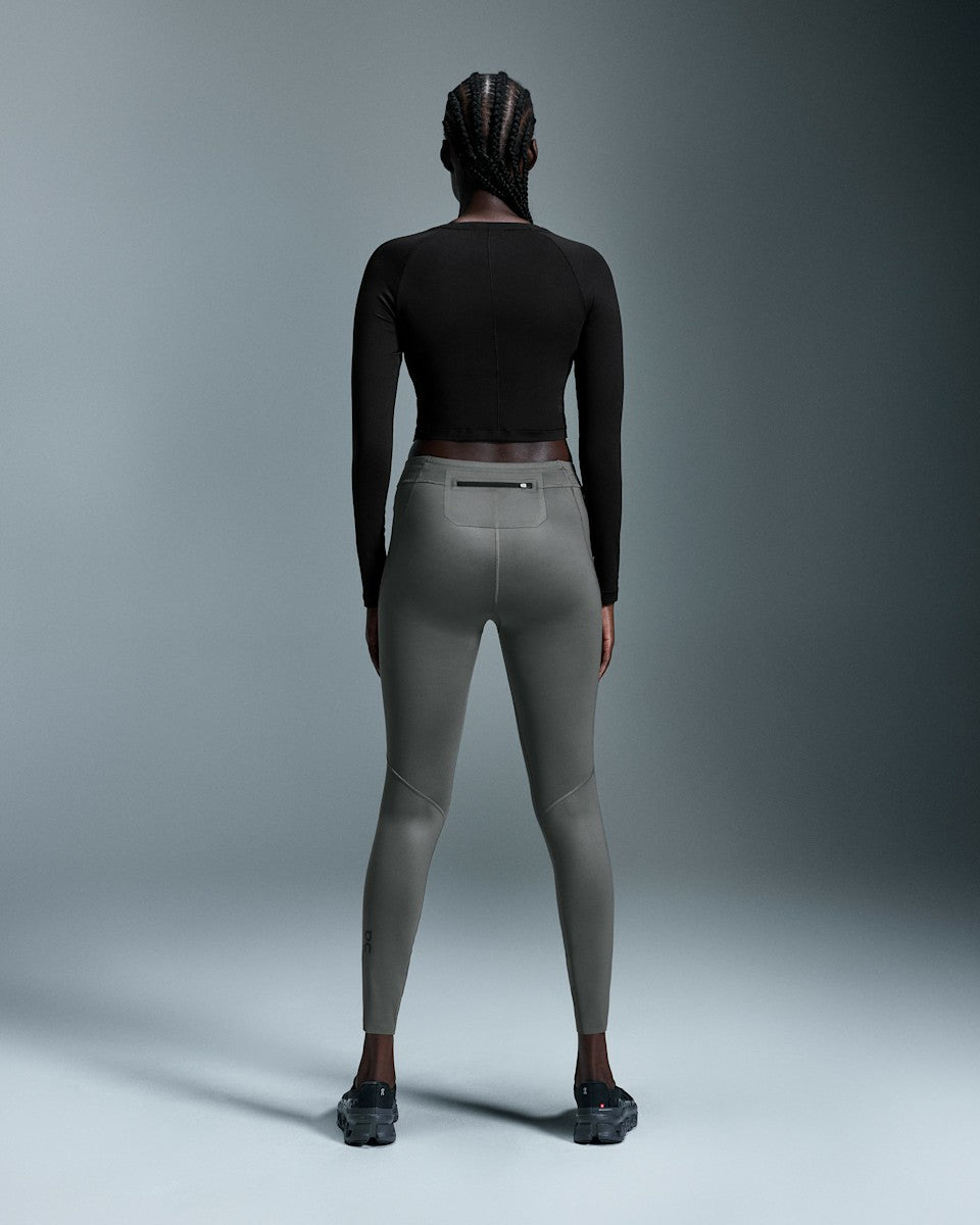 Women's Studio Long-T Crop - Black