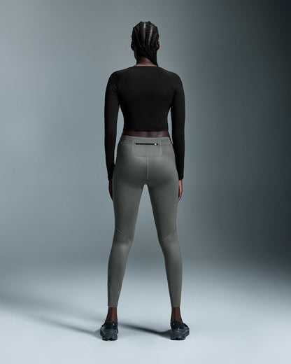 Women's Studio Long-T Crop - Black