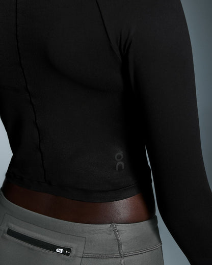 Women's Studio Long-T Crop - Black