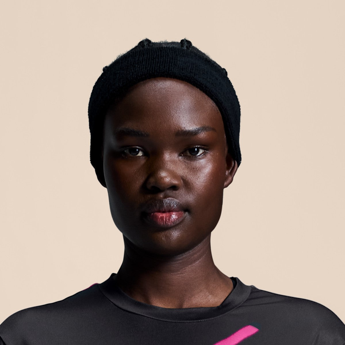 Women's Studio Long-T Crop - Black