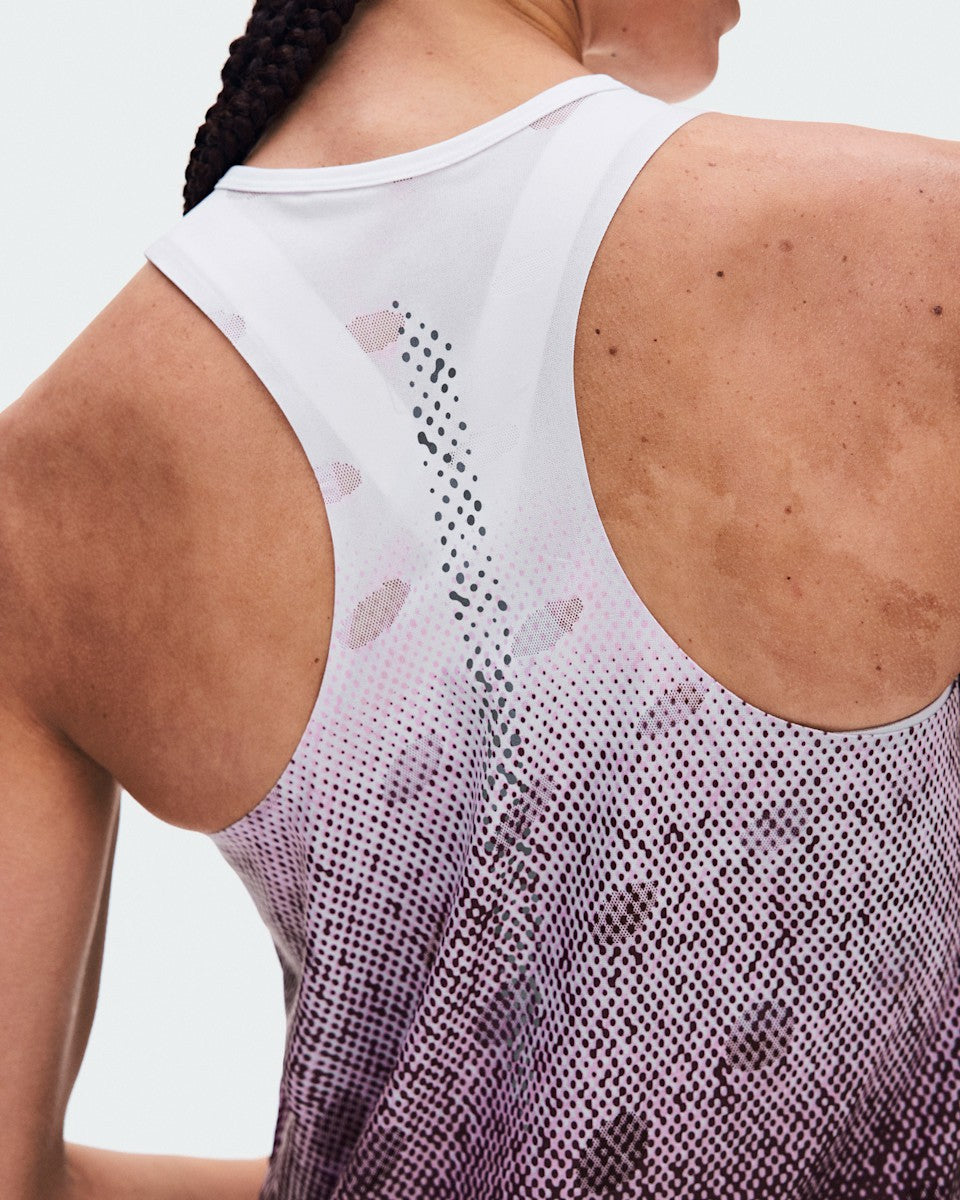 Women's Zero Tank Breathe - Foxglove/White