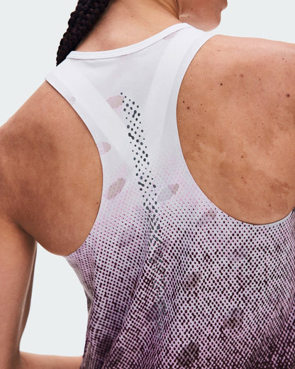 Women's Zero Tank Breathe - Foxglove/White