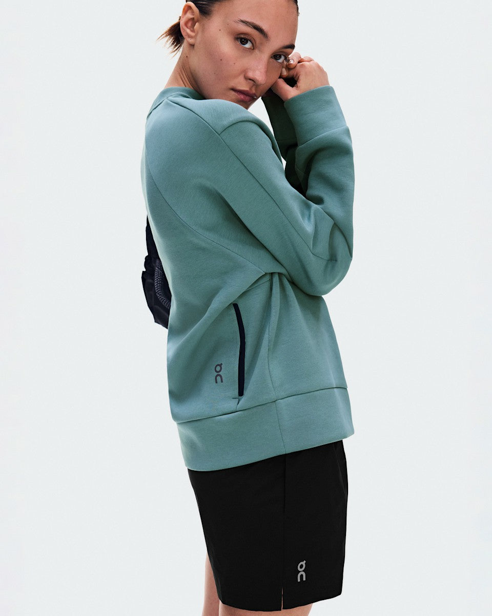 Women's Focus Tech Crew - Agave