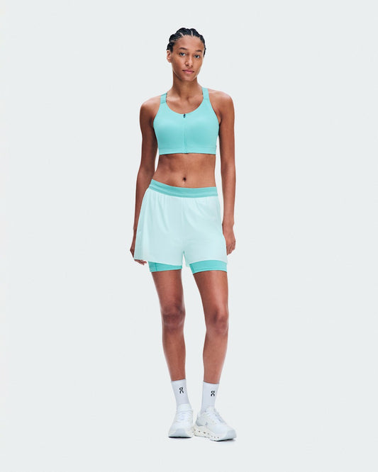 Women's Endurance Bra Zip - Aquamarine