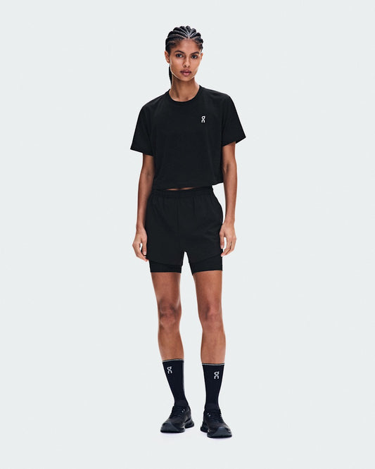 Women's Train 2-in-1 Shorts - Black