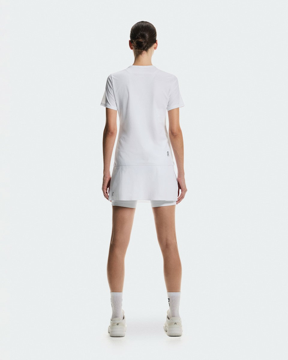 Women's Court Skirt Split - White