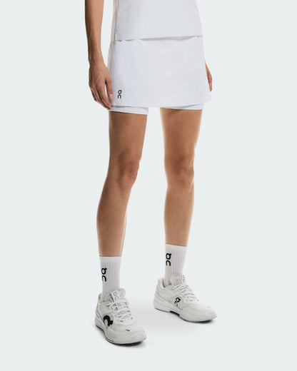 Women's Court Skirt Split - White