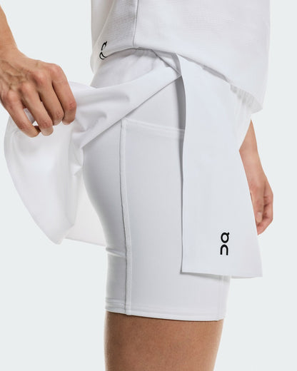 Women's Court Skirt Split - White