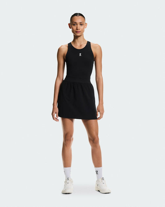 Women's Court Dress Split - Black