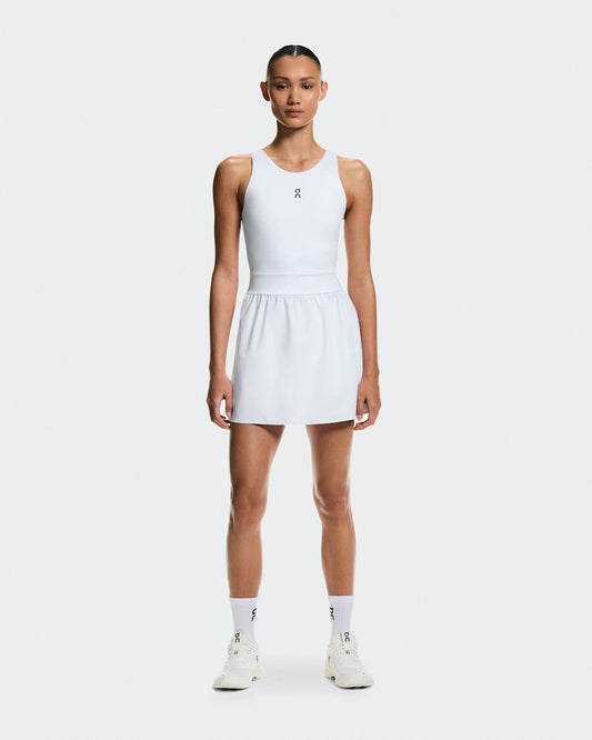Women's Court Dress Split - White
