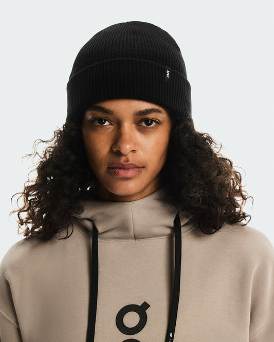 Merino Beanie - Black