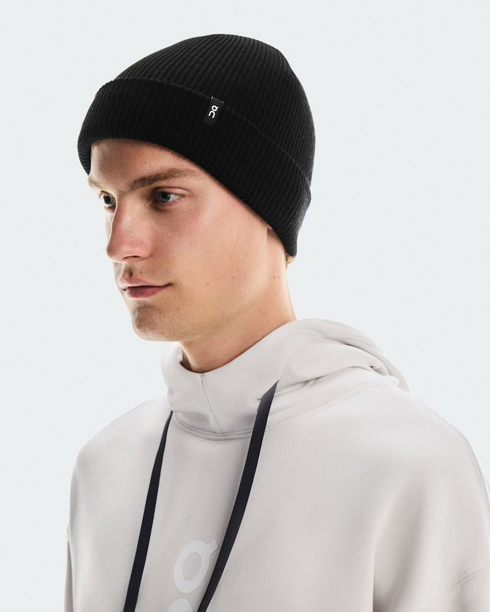 Merino Beanie - Black
