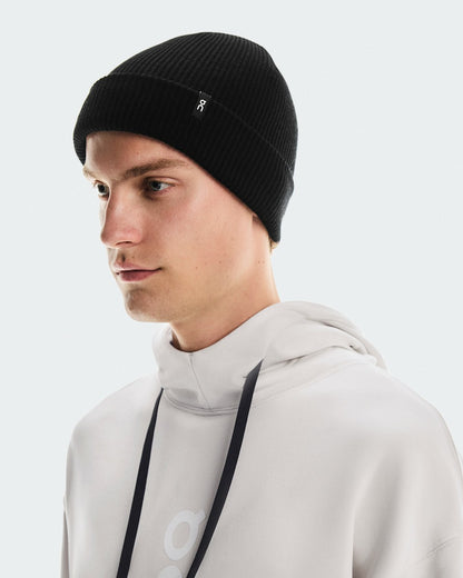 Merino Beanie - Black
