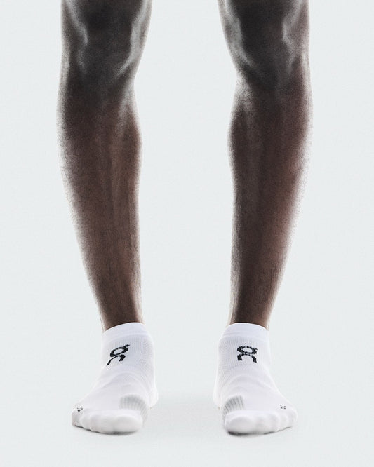 Performance Run Sock Low - White/Glacier