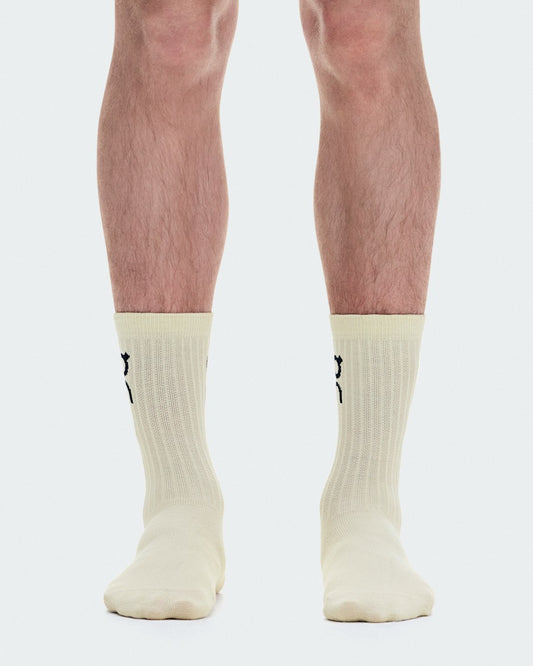 Logo Sock High 3P - Hare/Brume