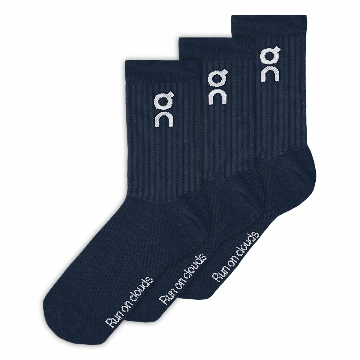 Logo Sock High 3P - Mauve/Raspberry