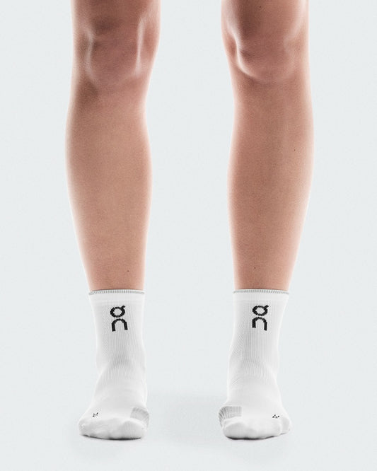 Performance Run Sock Mid - White/Glacier