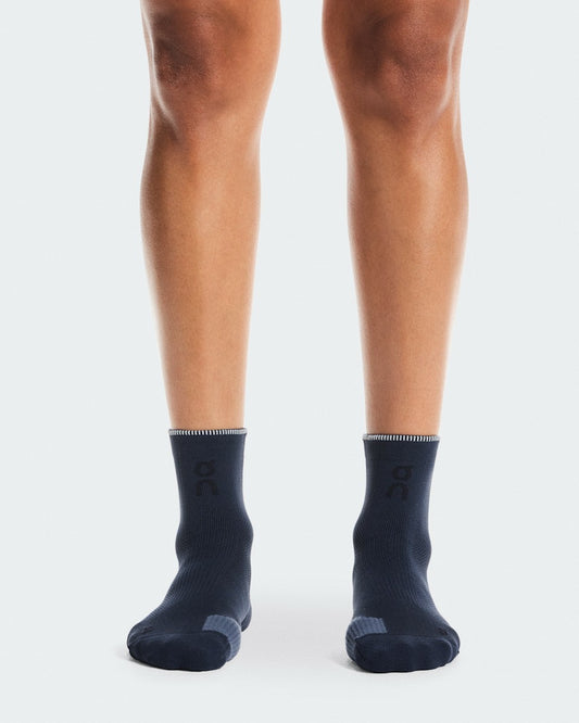 Performance Run Sock Mid - Navy/Navy