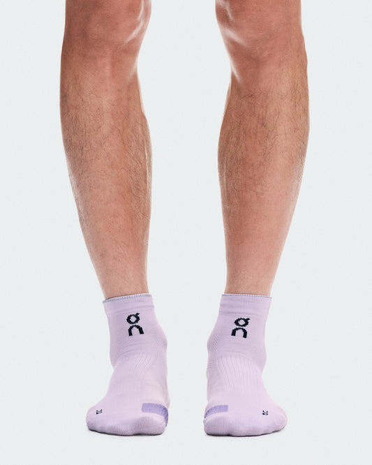 Performance Run Sock Mid - Foxglove/Mallow