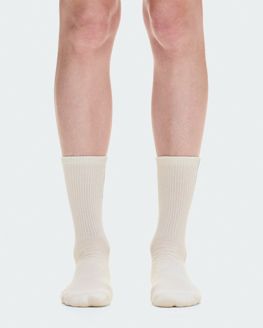 Courtside Sock High 2P - Ivory/Midnight