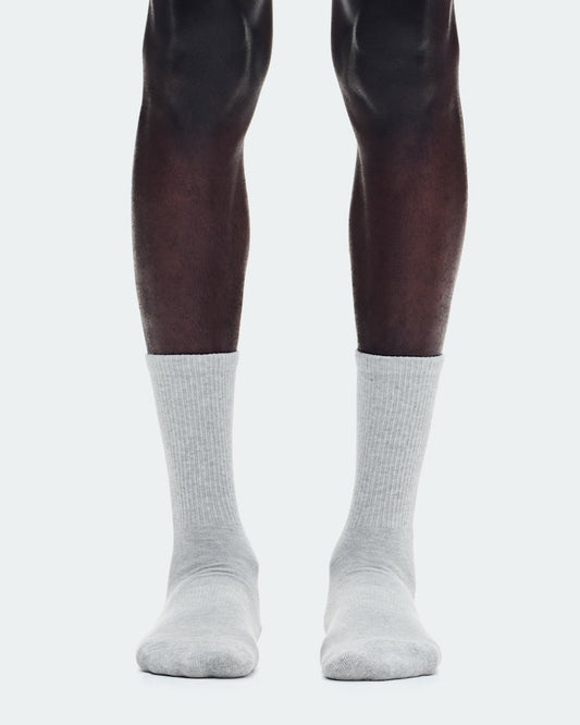 Club Sock High 2P - Heather Gray