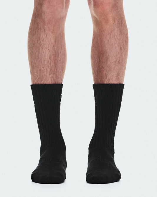 Terry Sock High - Black
