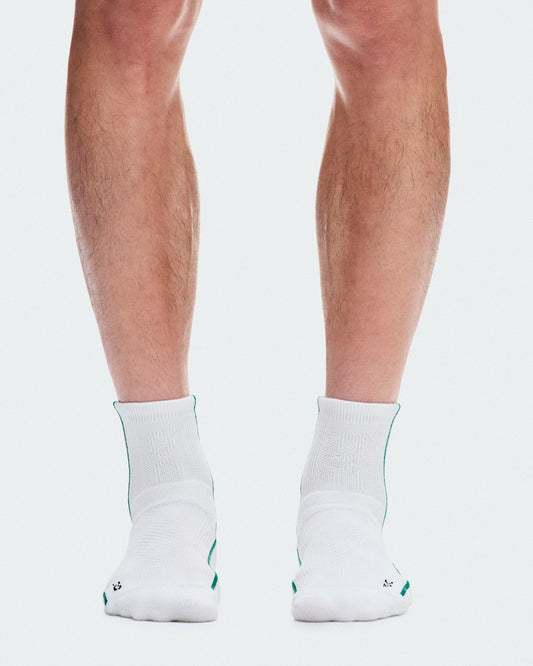 Court Sock Mid - White/Neem