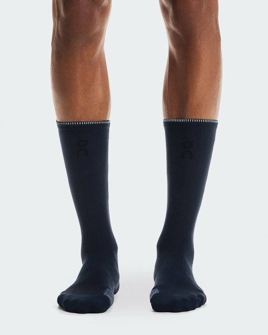 Performance Run Sock High - Navy/Navy