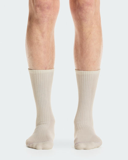 Hybrid Sock High 2P - Ivory
