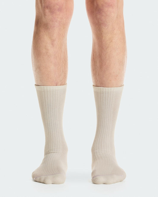 Hybrid Sock High 2P - Ivory