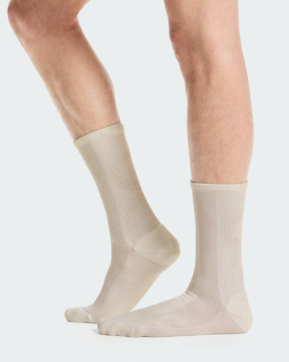 Hybrid Sock High 2P - Ivory