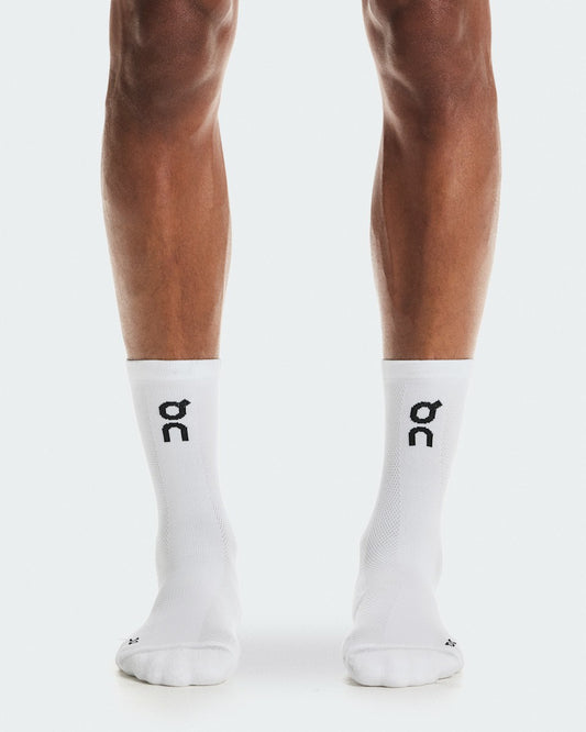 Core Run Sock High 2P - White