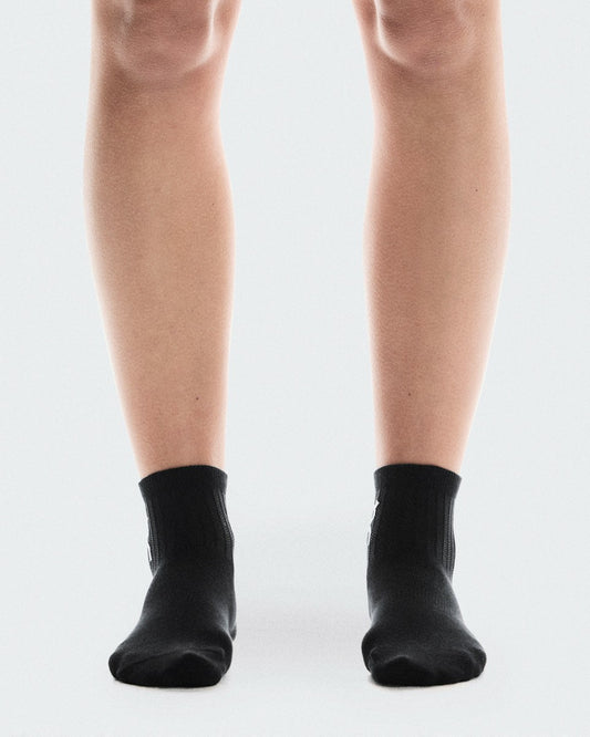 Logo Sock Mid 3P - Black