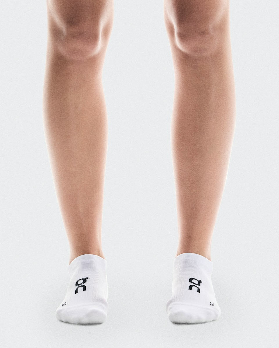 Core Run Sock Low 2P - White