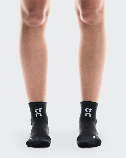 Core Run Sock Mid 2P - Black