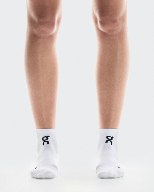 Core Run Sock Mid 2P - White