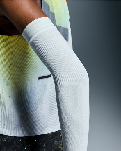 Performance Arm Sleeves - White/White