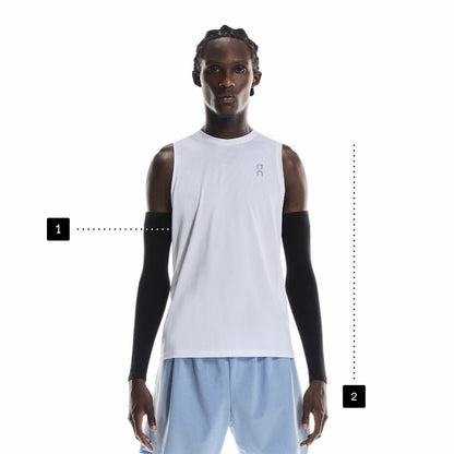 Performance Arm Sleeves - White/White