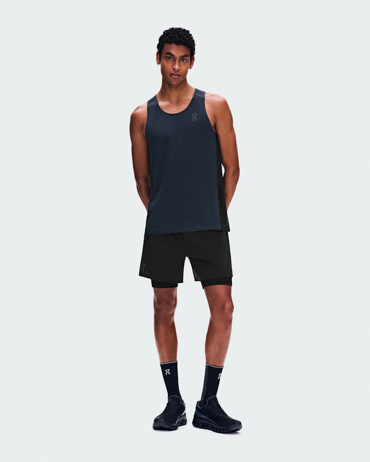 Men's Performance Tank - Navy/Black