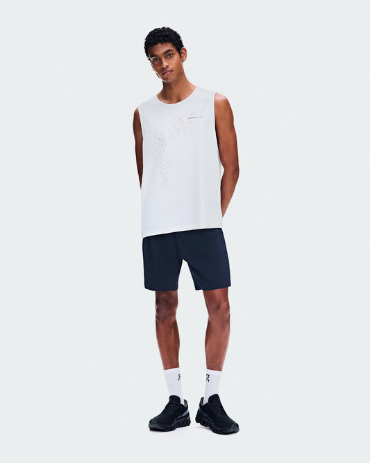 Men's On Run Tank - White