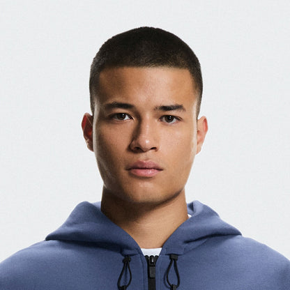 Men's Focus Tech Zip Hoodie - Basalt