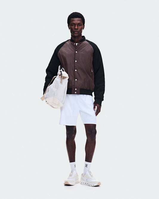 Men's Courtside Bomber - Mulberry/Black
