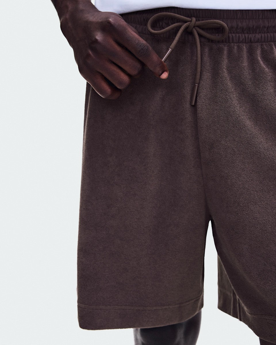Men's Courtside Shorts Terry - Mulberry