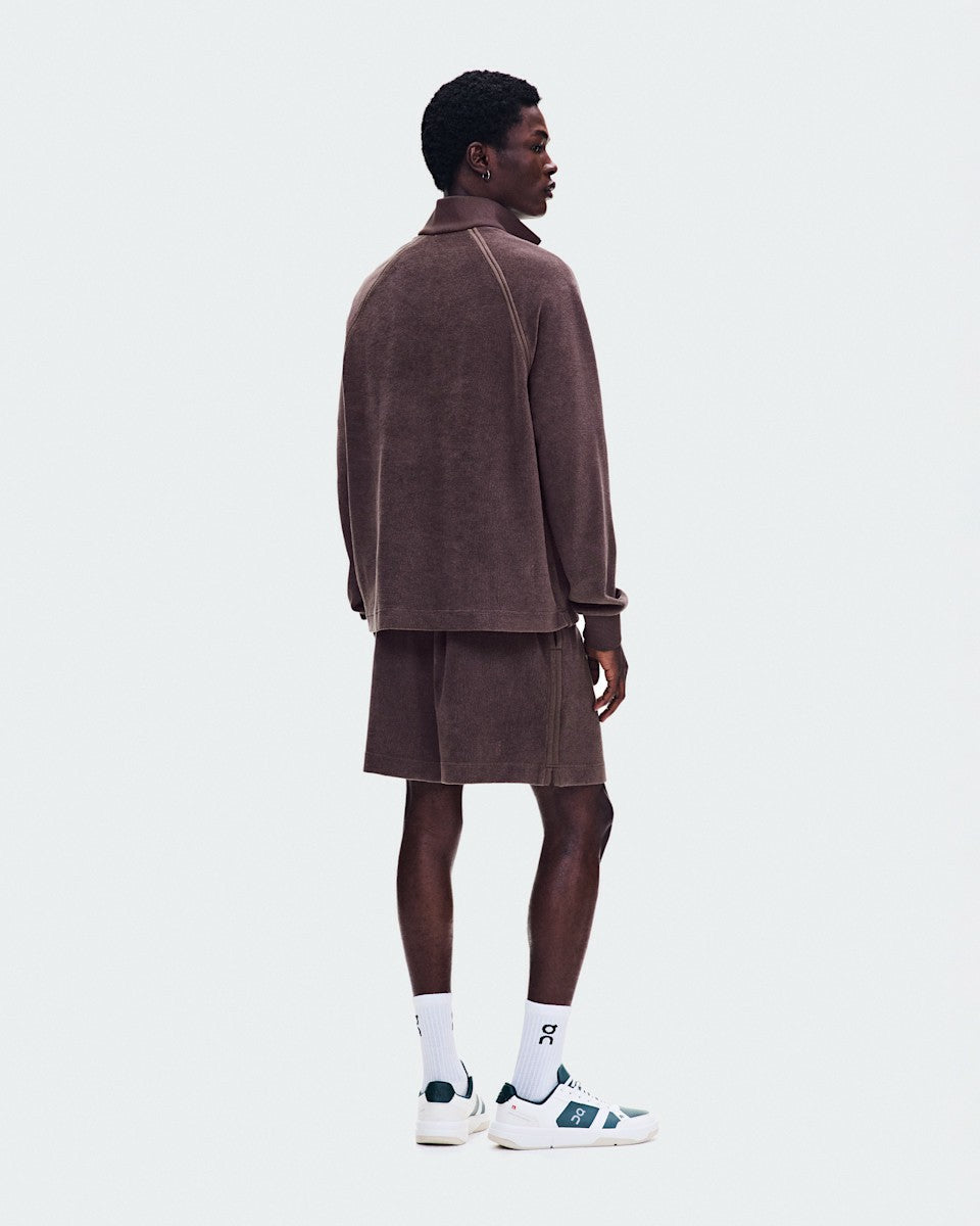 Men's Courtside Shorts Terry - Mulberry