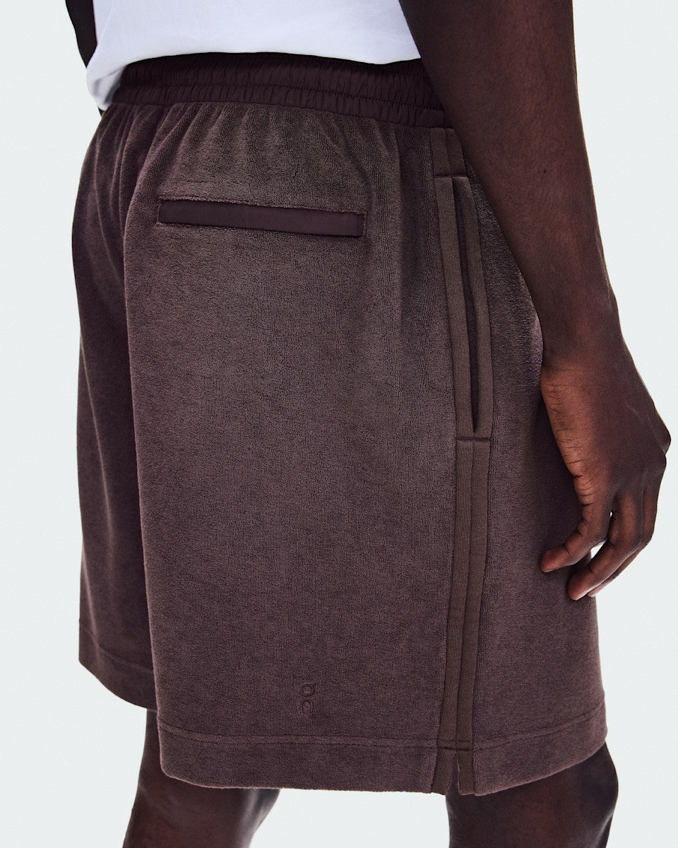 Men's Courtside Shorts Terry - Mulberry